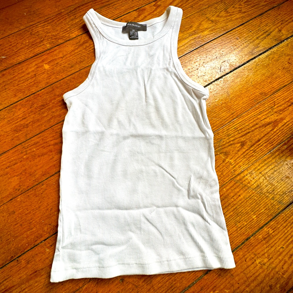 White tank top